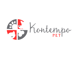 Kontempo Pet logo design by karjen