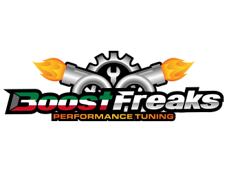 BoostFreaks performance tuning logo design by Dakon
