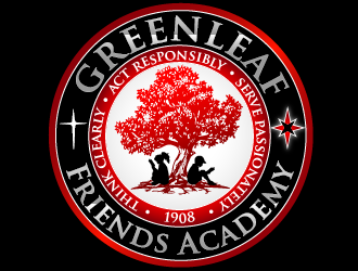 Greenleaf Friends Academy logo design by THOR_