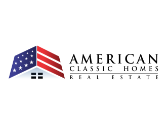 American Classic Homes Real Estate logo design by AisRafa