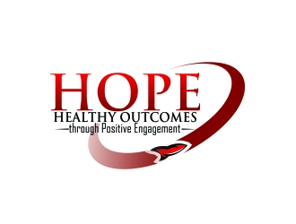 H.O.P.E. Healthy Outcomes through Positive Engagement logo design by amazing