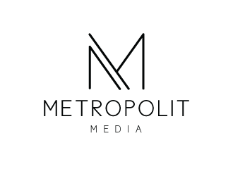 Metropolit Media Logo Design