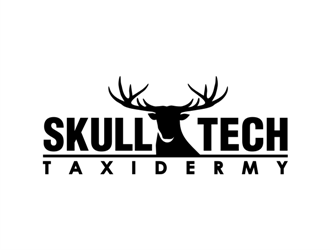 Skull Tech Taxidermy  logo design by haze