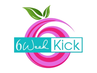 6 Week Kick  logo design by fawadyk