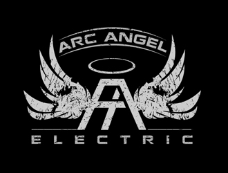 Arc Angel electric logo design by DreamLogoDesign