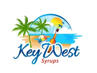 Key West Syrups Inc logo design by DreamLogoDesign