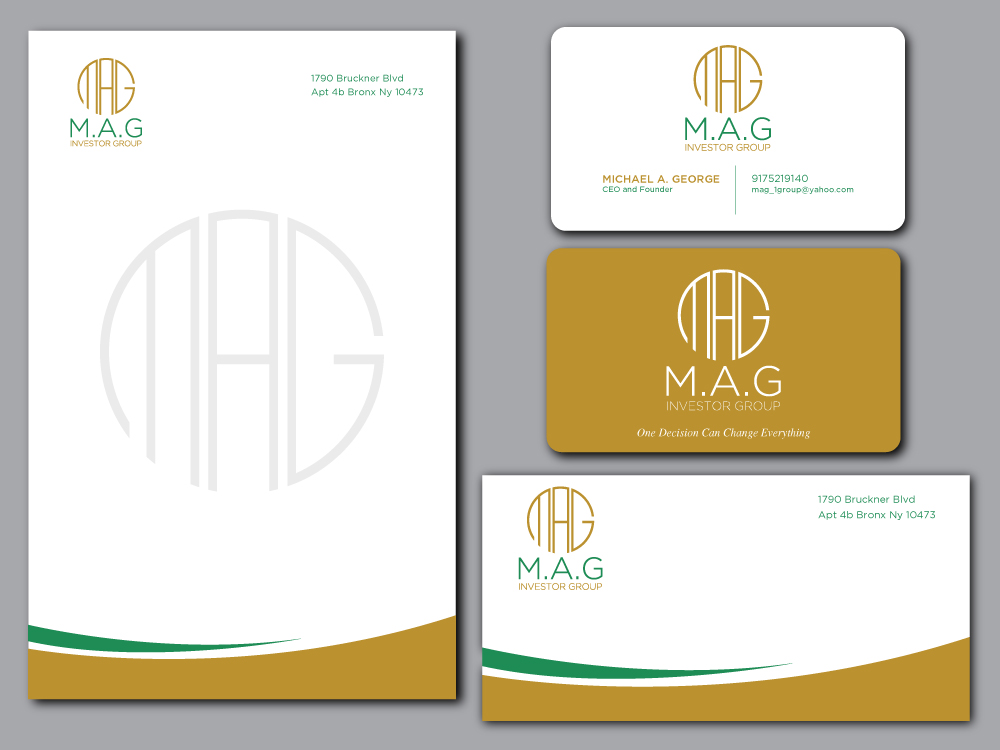 M.A.G Investor Group logo design by labo