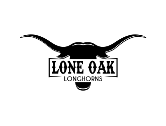 Lone Oak Longhorns Logo Design