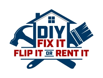 DIY Fix It Flip It Or Rent It logo design by jaize