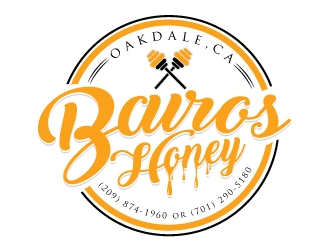 Bairos Honey logo design by Conception