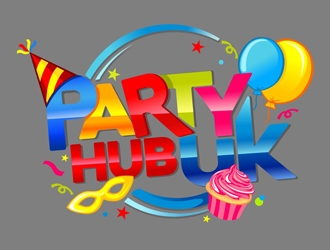 Party Hub UK logo design by veron