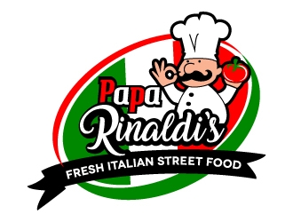 Papa Rinaldis  Logo Design
