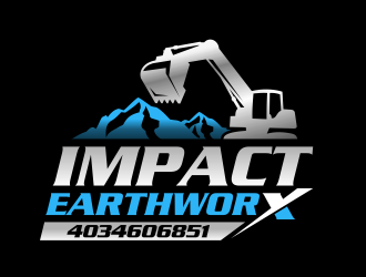 Impact earthworx  logo design by ingepro