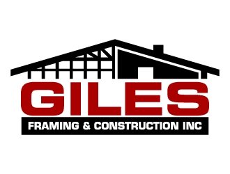 Giles Framing  & Construction Inc  logo design by jaize