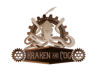Kraken and Cog logo design by Republik