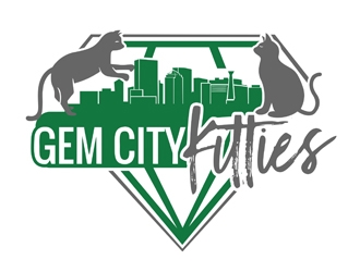 Gem City Kitties logo design by veron