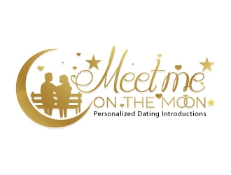 Meet Me On The Moon Logo Design
