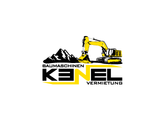 Baumaschinenvermietung Kenel, you can make three words like: Baumaschinen vermietung Kenel (Kenel is my surname)  logo design by yurie