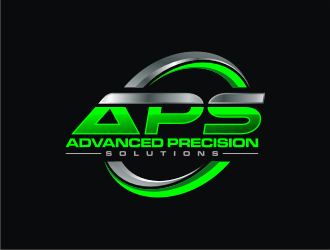 Advanced Precision Solutions, LLC or APS logo design by agil