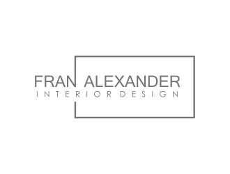 Fran Alexander Interior Design   logo design by Greenlight