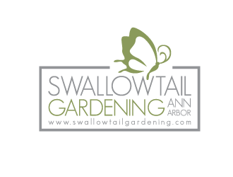 Swallowtail Gardening  logo design by akupamungkas