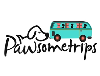 Pawsometrips logo design by XyloParadise
