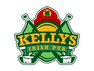 Kellys Irish Pub logo design by uyoxsoul