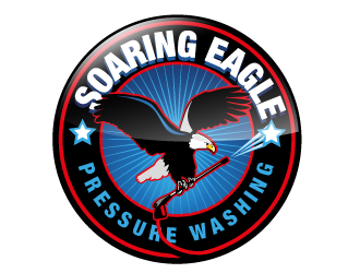 Soaring Eagle Pressure Washing logo design by prodesign