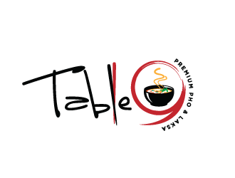 Table 9 logo design by signum