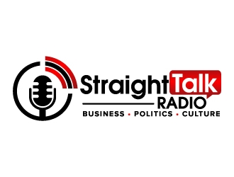 Straight Talk Radio logo design by jaize