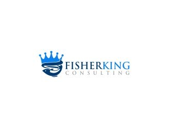 FisherKing Consulting logo design by DuckOn