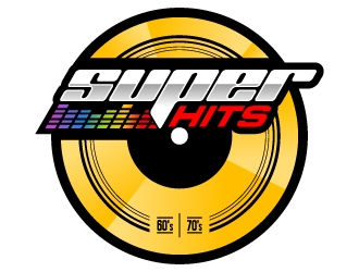 Super Hits logo design by abss