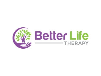 better life therapy logo design by pixalrahul