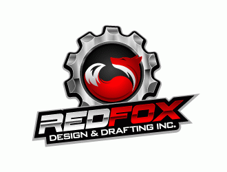 RedFox Design & Drafting Inc. logo design by lestatic22