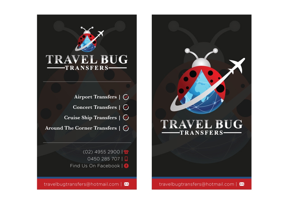 Travel Bug Transfers logo design by Godvibes