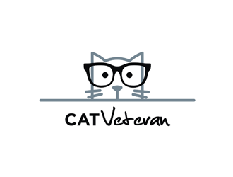 Cat Veteran logo design by logolady