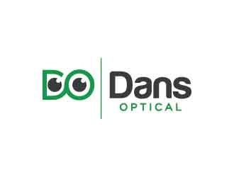 Dans Optical logo design by onep