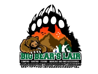 Big Bears Lair logo design by mawanmalvin
