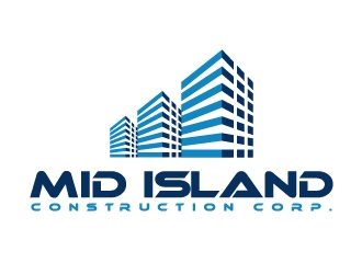 Mid Island Construction Corp. logo design by Dawnxisoul393