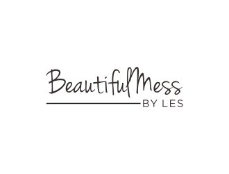 BeautifulMess By Les logo design by mbah_ju