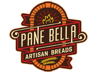 Pane Bella Artisan Breads logo design by ZedArts