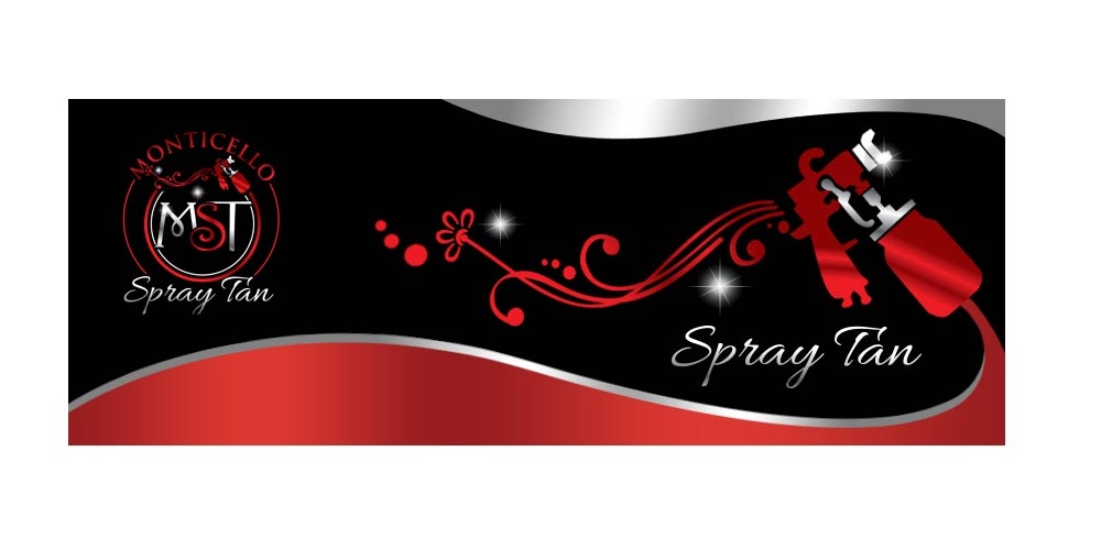 Monticello Spray Tan logo design by logoguy