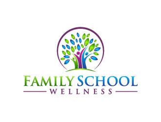 Family School Wellness  logo design by pixalrahul