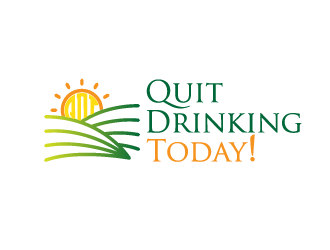 Quit Drinking Today logo design by akupamungkas