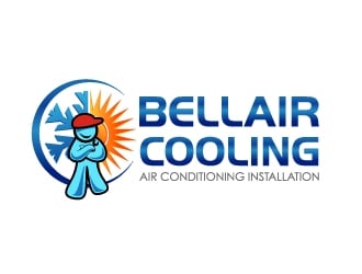 Bellair Cooling logo design by Dawnxisoul393