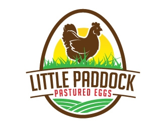 Little Paddock Pastured Eggs logo design by jaize