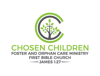 Chosen Children Foster and Orphan Care Ministry of First Bible Church logo design by mhala