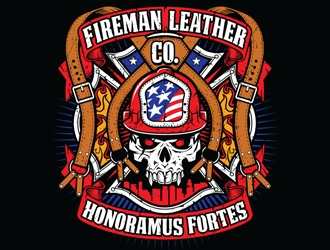 FIREMAN LEATHER COMPANY logo design by PiceFlia