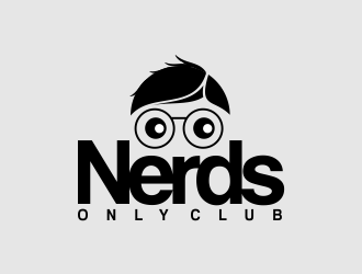 Nerds Only Club logo design by AisRafa