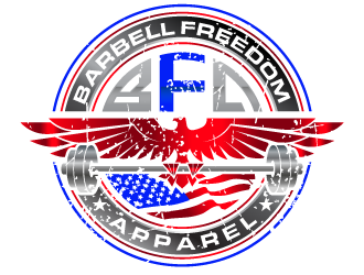 Barbell Freedom Apparel logo design by scriotx